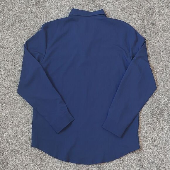 Like New Shein Size Medium Long Sleeve Button Down Collared Shirt - Picture 4 of 8
